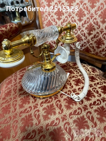 интериорен ретро телефон, снимка 2 - Антикварни и старинни предмети - 53633303