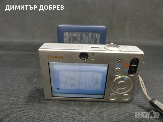 ЦИФРОВ ФОТОАПАРАТ CANON IXUS 70 7,1MP DIGITAL CAMERA, снимка 12 - Фотоапарати - 50646315