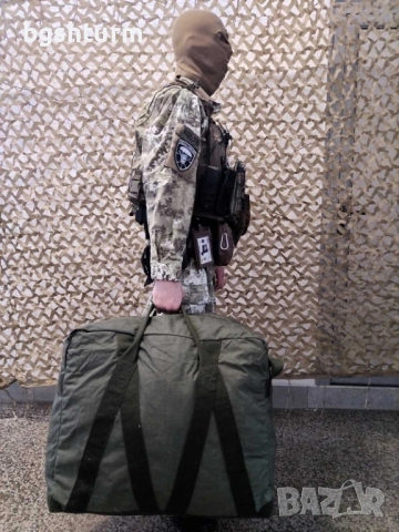 Сак военен от бундесвера''olive'' 80литра, снимка 6 - Сакове - 53336893