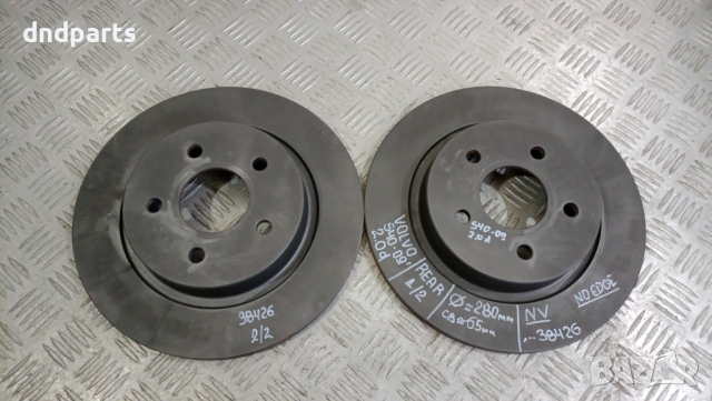 Задни дискове Volvo S40 2.0D 136hp 2009г.	