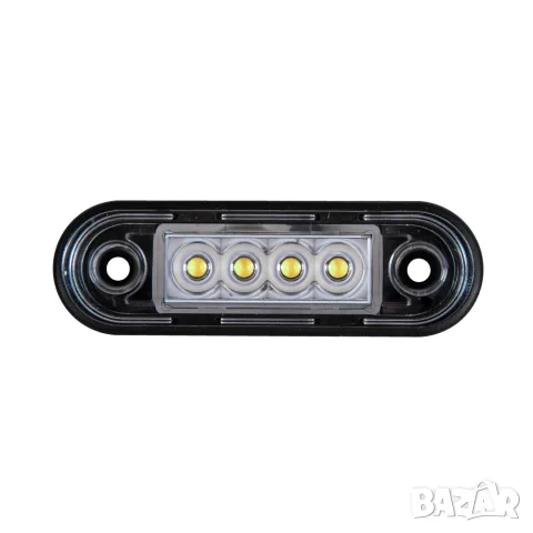 LED габарит 4 LED 12-24V жълт, снимка 3 - Аксесоари и консумативи - 55868883