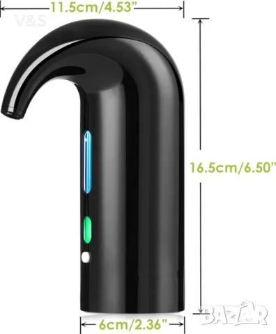 Електрически аератор и дозатор за наливане на вино, преносим декантер за вино с едно докосване  , снимка 10 - Други стоки за дома - 47808606