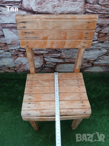 Детско дървено столче , снимка 7 - Антикварни и старинни предмети - 53759801