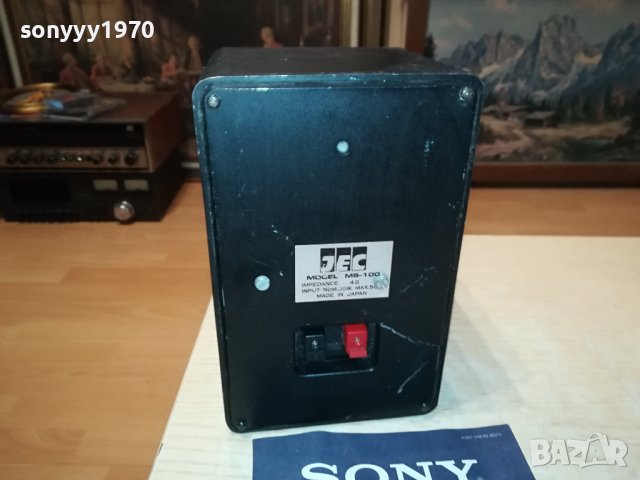 JEC MS-100 MADE IN JAPAN-МЕТАЛНА КОЛОНА 1БР 19СМ M3008231031, снимка 6 - Тонколони - 42018532