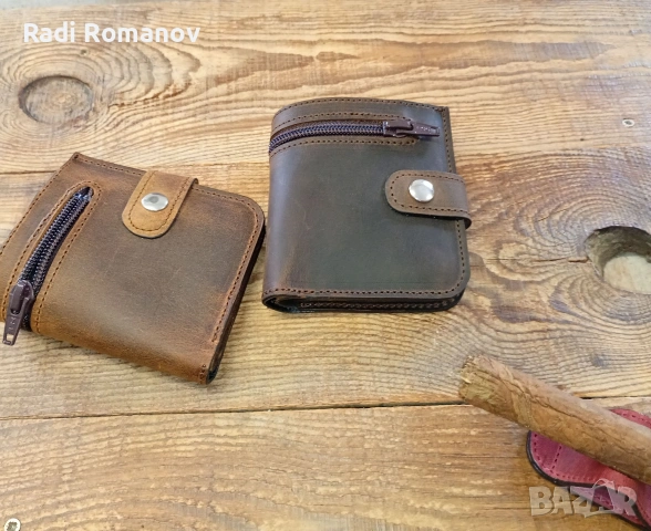 Ръчно изработени кожени портфейли , снимка 5 - Портфейли, портмонета - 53063692