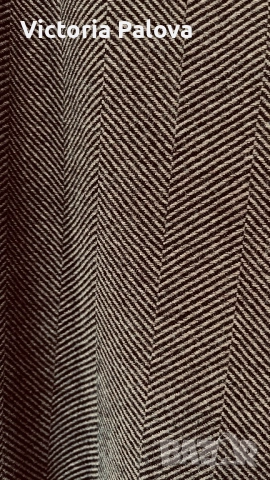 Луксозен вълнен панталон рибена кост с подплата  - премиум herringbone , снимка 2 - Панталони - 52486260