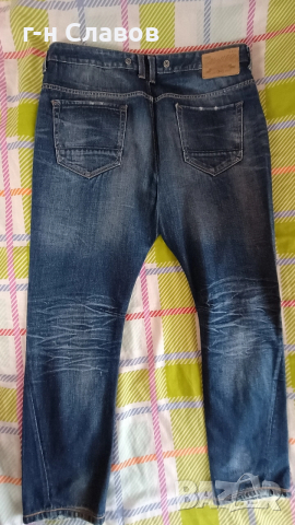 Дънки ALCOTT&CO / LEOX DENIM мъжки 2 броя, размер 36, снимка 5 - Дънки - 52689847