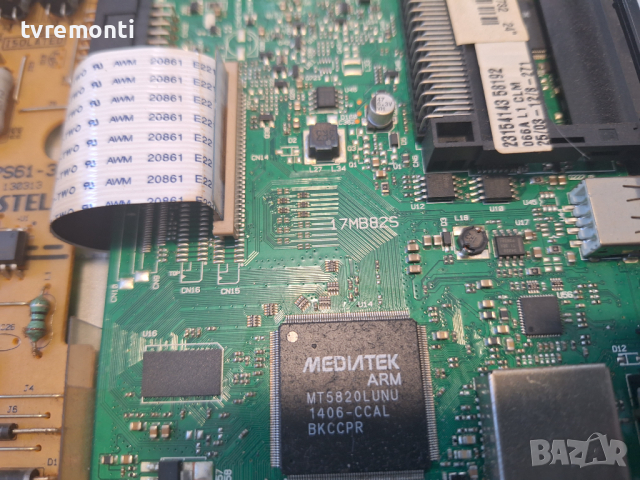 Основна платка - ,17MB82S Telefunken L24H125N3D for 24 inc for DISPLAY VES236WNEC-03, снимка 2 - Части и Платки - 44806206