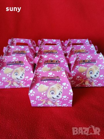 Кутийки за лакомства и подаръчета Пес патрул, снимка 5 - Други - 35913727