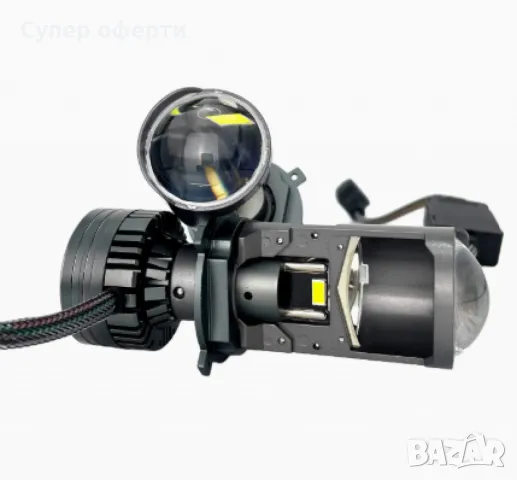 Супер ярки LED, мини крушки за автомобил, с вградена лупа, снимка 2 - Аксесоари и консумативи - 49063281