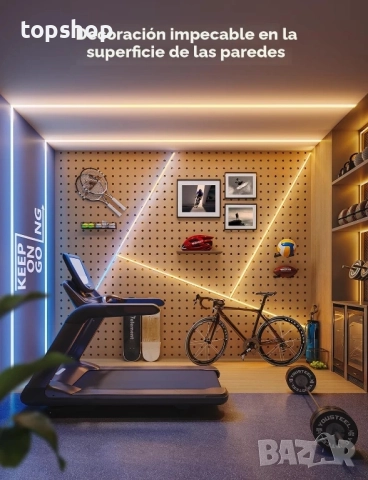 ЧИСТО НОВО Govee COB LED лента Pro, 3 метра LED светлини съвместими с Alexa, Google Assistant..., снимка 7 - Лед осветление - 51636319