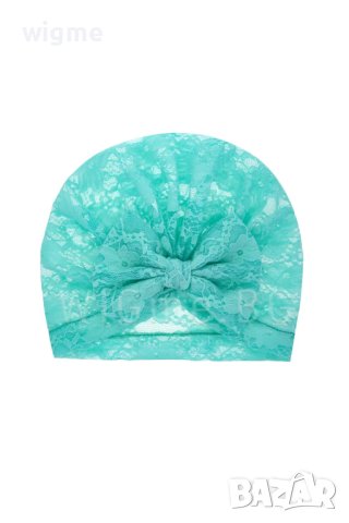 Бебешки тюрбан, дантелен, снимка 2 - Аксесоари за коса - 40426365
