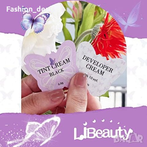 Нов 2 в 1 полупостоянен комплект за мигли вежди Черна боя , снимка 8 - Декоративна козметика - 42511780