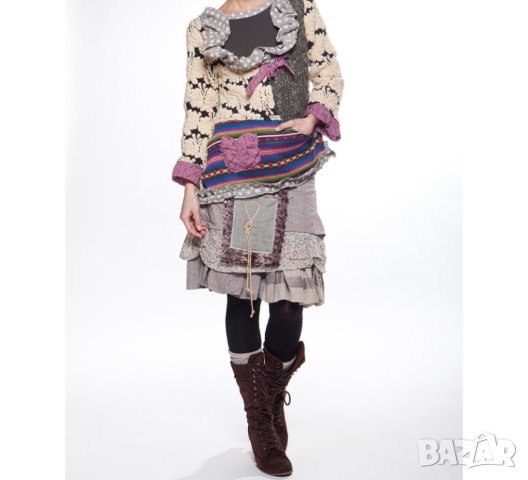 Многоцветна памучна дамска жилетка Ian Mosh - M