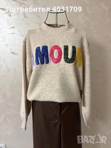 Пуловер , снимка 4 - Блузи с дълъг ръкав и пуловери - 52829396