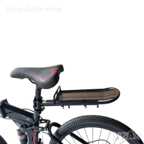 Алуминиев багажник за велосипед Automat – Лек и здрав, до 10 кг товароносимост, снимка 2 - Аксесоари за велосипеди - 51620792