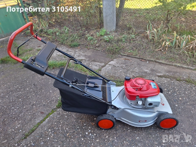 Косачка Honda 4.5к.с. без самоход мулчираща с кош, снимка 5 - Градинска техника - 52160625