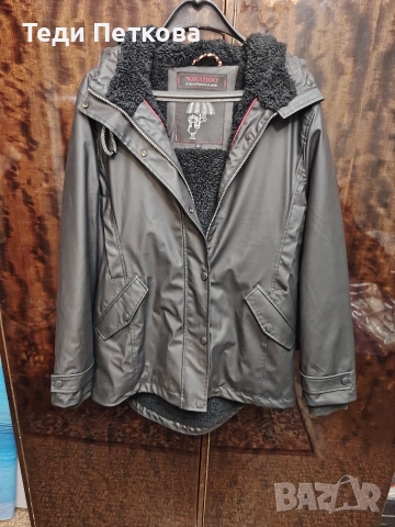 Дамско зимно яке с топла подплата, снимка 4 - Якета - 53845465