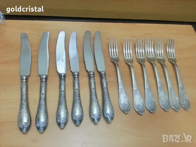 стари руски прибори за хранене вилици и ножове мнц, снимка 2 - Антикварни и старинни предмети - 49819007