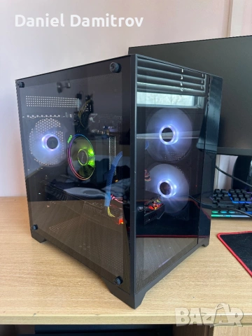 Геймърски компютър Ryzen 5 2600,GTX 1070 8GB,16GB RAM,128 GB SSD NVMe, 1 TB HDD