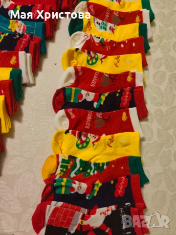 Детски коледни чорапи, снимка 3 - Чорапи - 52868936