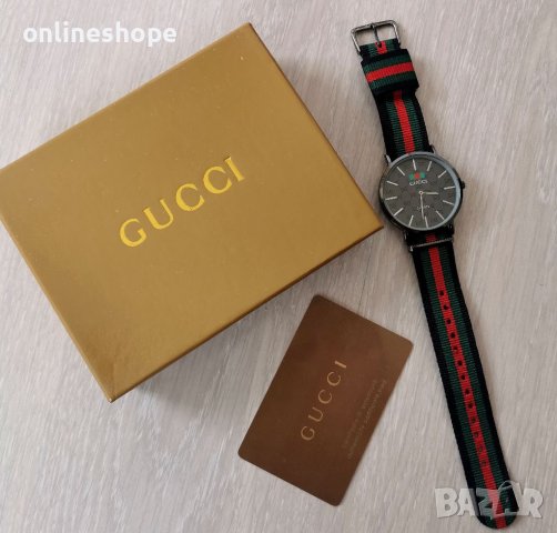 Ръчен часовник Gucci с оригинална кутия и карта, снимка 1 - Дамски - 40680013