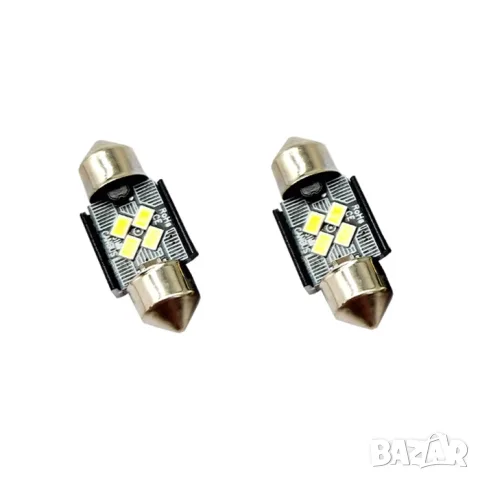 LED крушки софитни 31mm CANBUS 12V 2 броя