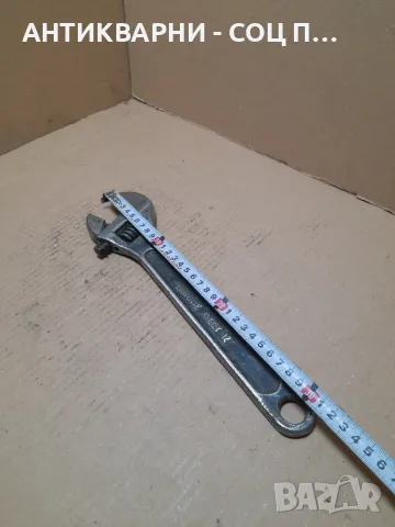 Стар Немски Раздвижен Ключ., снимка 8 - Антикварни и старинни предмети - 48475073