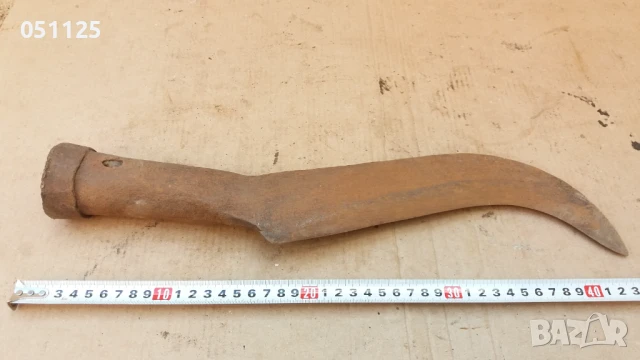 отличен кован възрожденски косер, секира сатър , снимка 7 - Антикварни и старинни предмети - 50588750