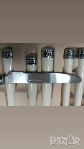 Луксозен сет прибори за хранене от благо, снимка 3 - Прибори за хранене, готвене и сервиране - 48356848