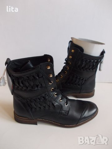 Кожени боти ZIGN оригинални № 39, снимка 2 - Дамски боти - 34174278