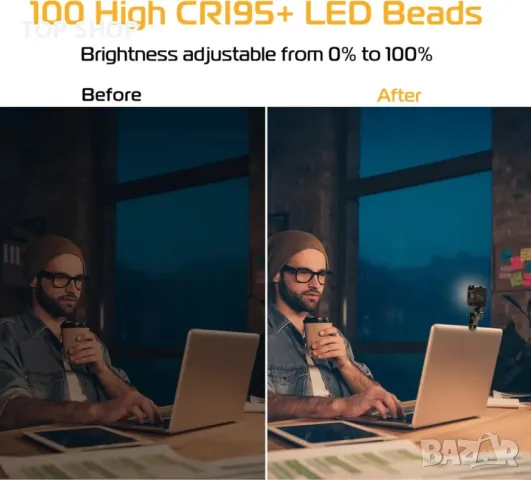 Фото осветление Ulanzi VL100X, снимка 6 - Светкавици, студийно осветление - 48521774