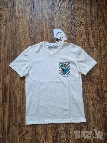 Страхотна мъжка тениска OFF WHITE & MARIO размер S M L XL , снимка 12 - Тениски - 50792263