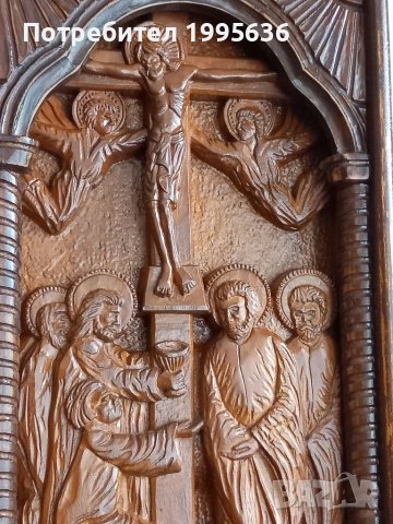 Дърворезба-"Разпятие Христово", снимка 3 - Други - 22120444