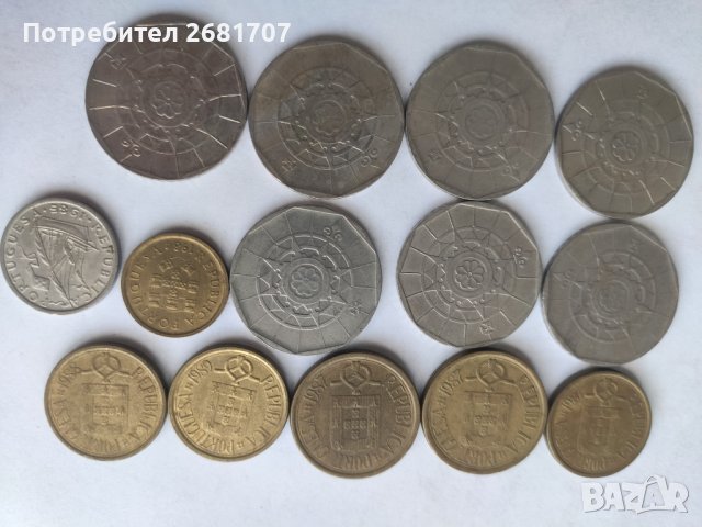 Монети Португалия , снимка 2 - Нумизматика и бонистика - 41769746
