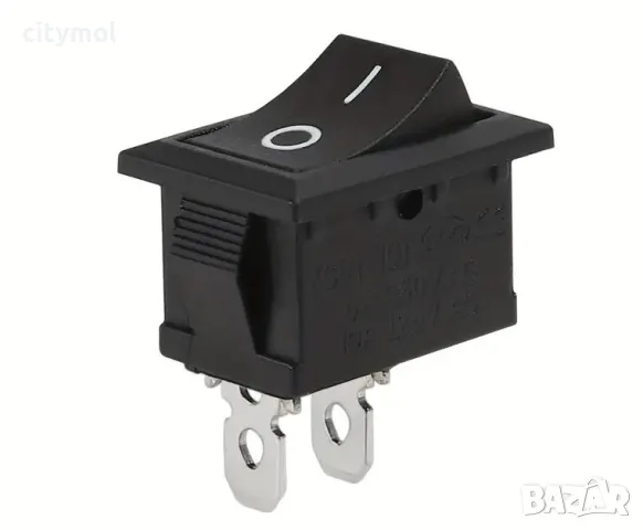 Бутон за превключване, Вкл./Изкл, 250VAC, 6A, 21x15mm, снимка 3 - Друга електроника - 48645152