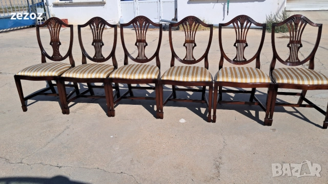 Столове трапезни масив махагон №023