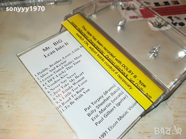 MR BIG-КАСЕТА 2211221356, снимка 12 - Аудио касети - 38757490