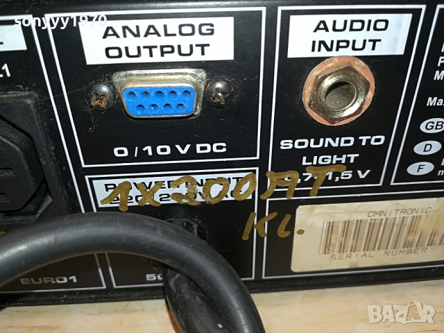 OMNITRONIC PLC-4 ВНОС GERMANY 1903222103, снимка 17 - Ресийвъри, усилватели, смесителни пултове - 36163390