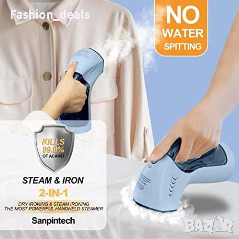 Нов Уред за пара дрехи гладене Параход Стиймър Ютия пътуване, снимка 7 - Ютии - 41190577