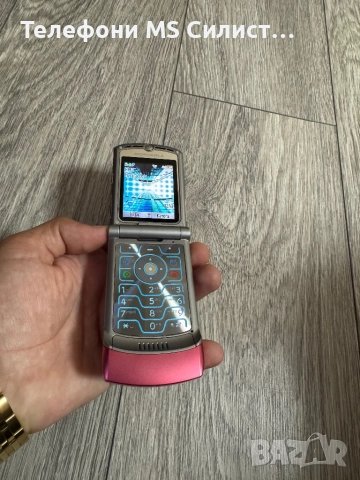 Motorola v3 V3 Моторола pink Розов, снимка 4 - Motorola - 51951969
