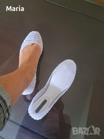 Melissa балеринки Campana Papel Brushed цвят Glass, снимка 8 - Дамски ежедневни обувки - 47349073