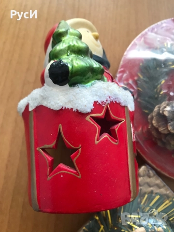 Коледна декорация със свещи, снимка 4 - Коледни подаръци - 52846815