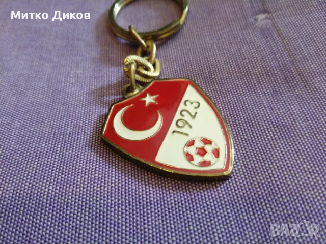 Ключодържател Турция футболна федерация  отличен емайл, снимка 2 - Футбол - 49351086