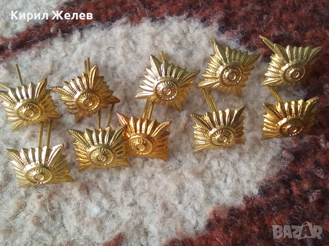 Лот военни вензели 10 броя 51942, снимка 2 - Антикварни и старинни предмети - 52174481