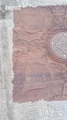 Индийска маса масив махагон, снимка 5 - Маси - 52243961