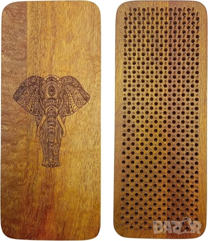 Садху борд / Sadhu Board от мангово дърво, ръчна изработка, размер 8мм