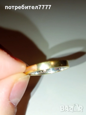 Дамски диамантен златен пръстен, снимка 9 - Пръстени - 53136260