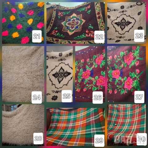 Традиционни родопски китеници, губери, халища, одеала, снимка 3 - Други - 47423588
