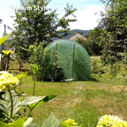 Градинска оранжерия 3 сегментова с допълнителна вентилация 3 х 2 х 2м, снимка 3 - Оранжерии - 53617086